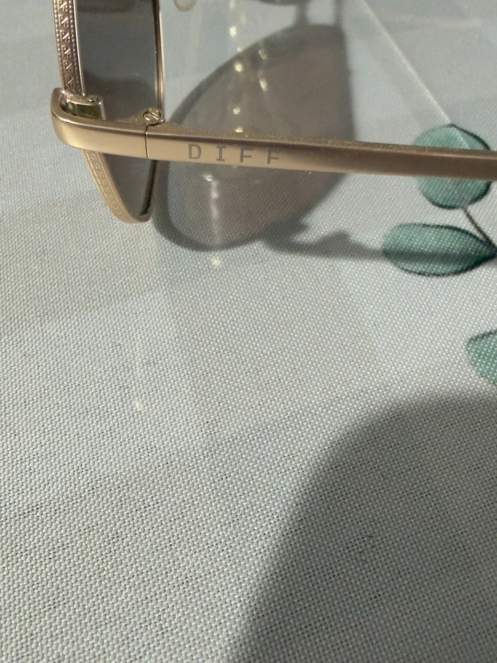 Gold Frame Sunglasses with Brown Gradient Lenses